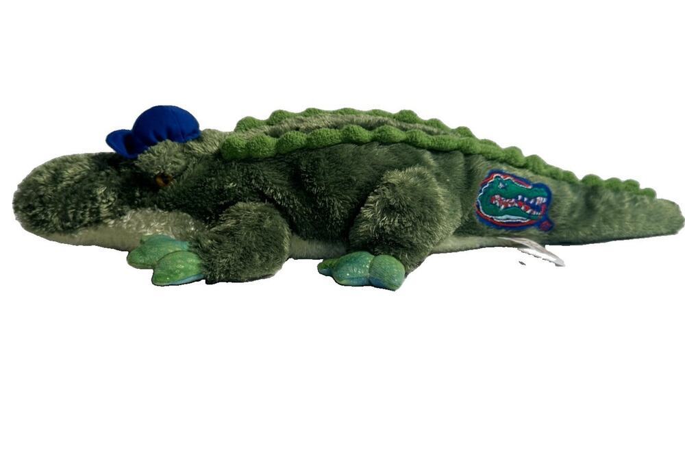 Aurora Florida Gators Plush Alligator Stuffed Animal 18.5” Blue Hat